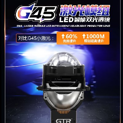 G45激光模组 LED智能双光透镜
